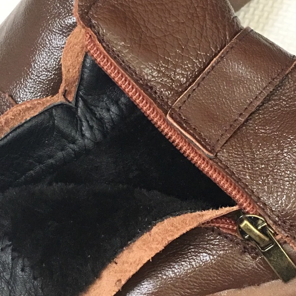 Small size leather winter boots - Picture 6 of 6